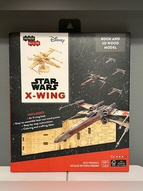 Disney Star Wars X-Wing 3D Wood Model Kit
